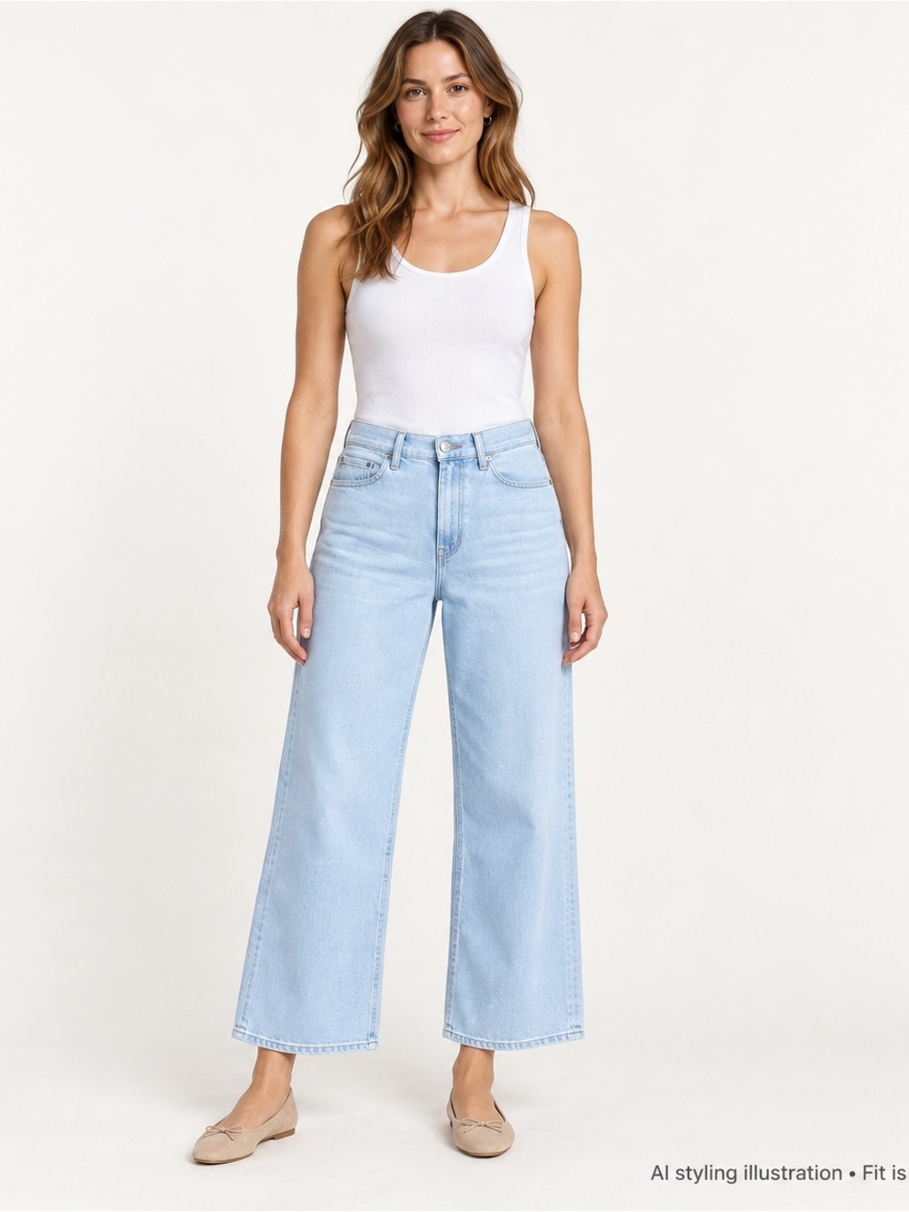 Splendid Light Wash Wide Leg Jeans — Size 28
